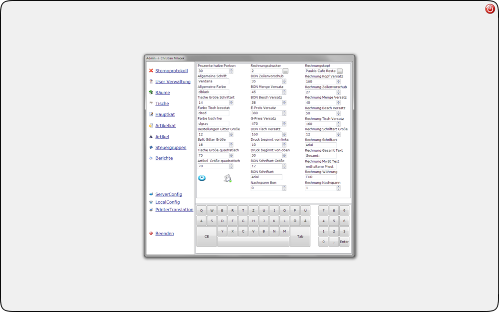 dirgast admin serverconfig